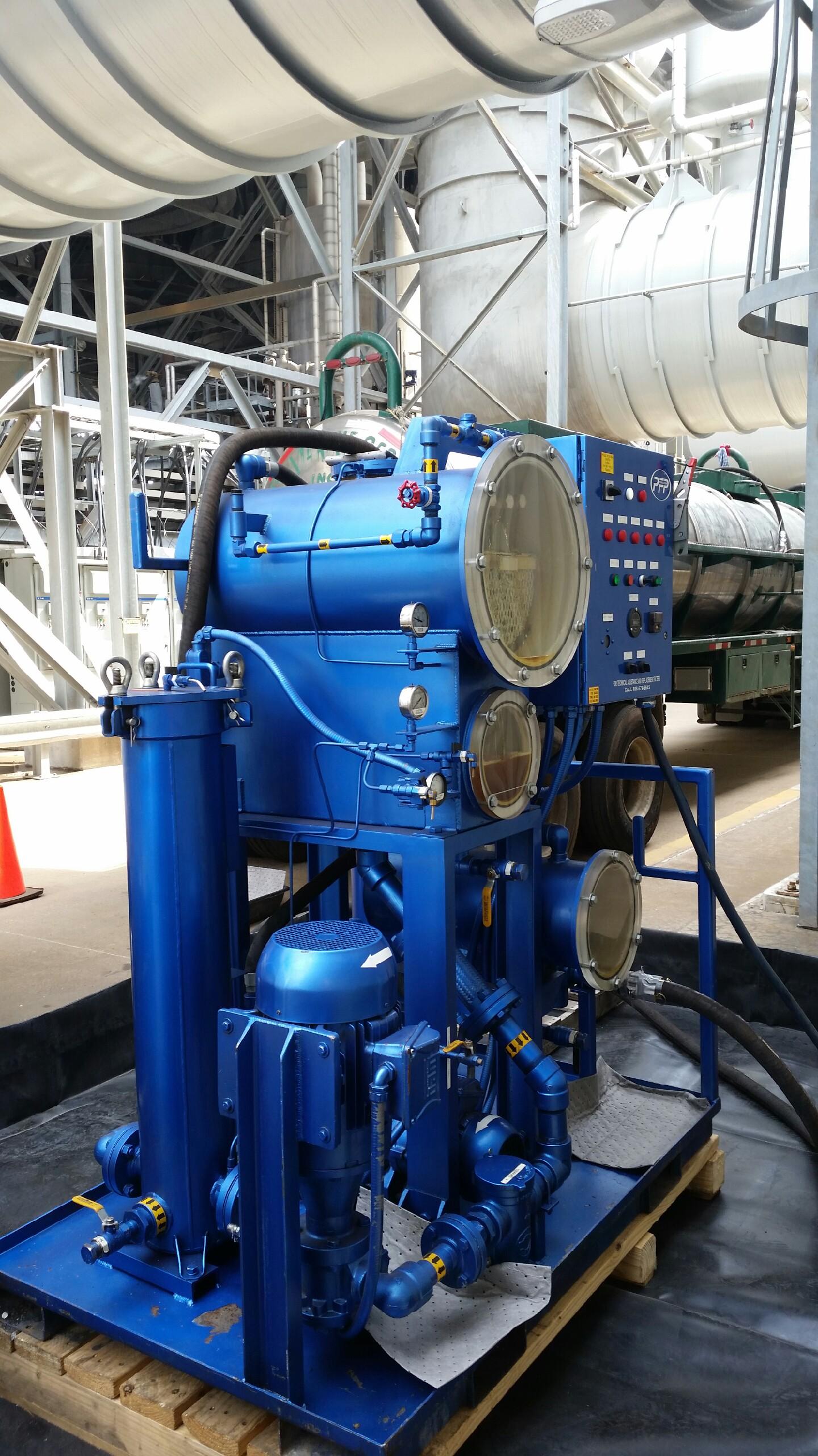 Power-Gen Purges Particulate from Turbine Oil