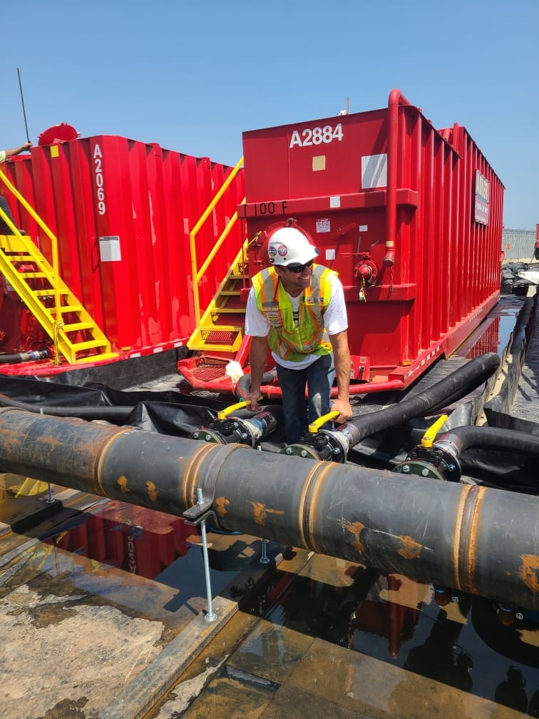 Airport Jet Fuel Piping Flush