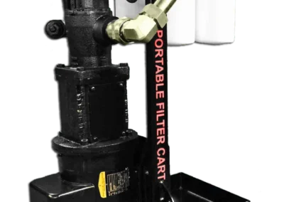 SFC Quad spin-on filter cart with four filter elements for high-capacity fluid filtration