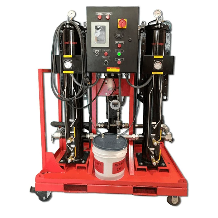 high-velocity flushing skid