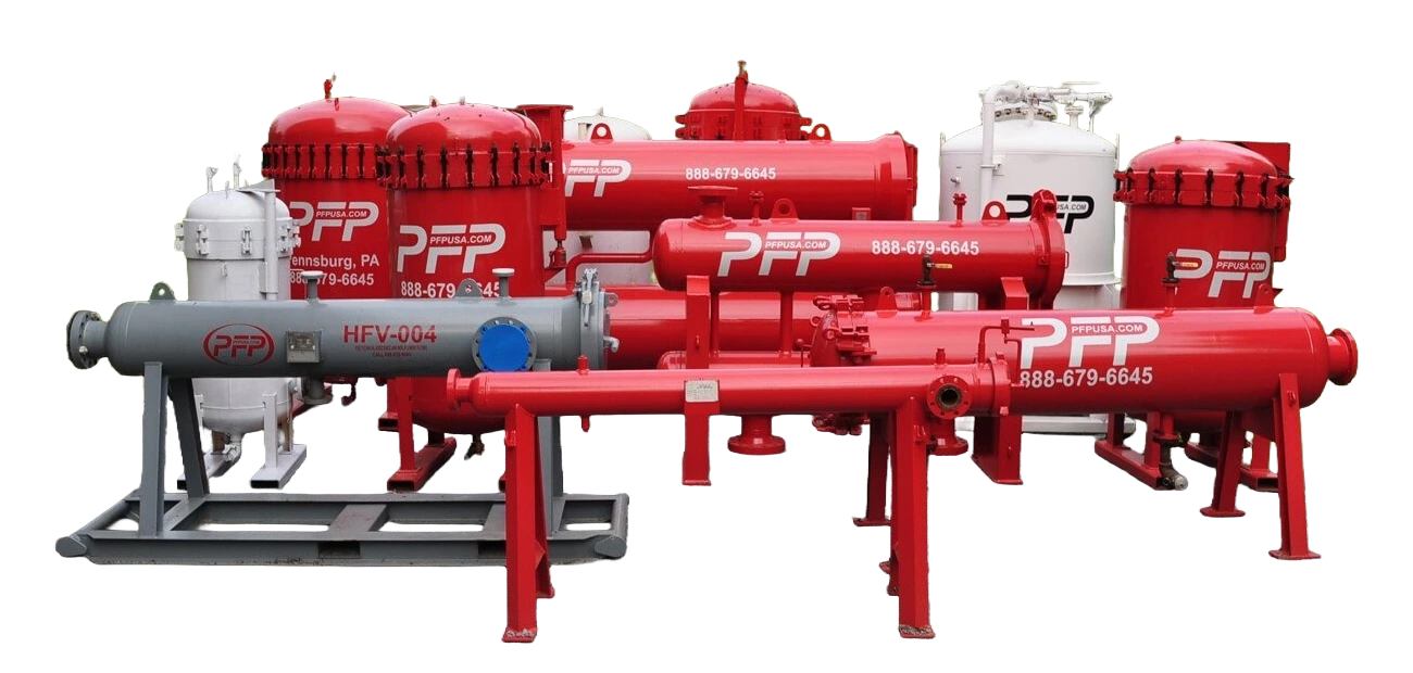PFP's Rental Fleet of Industrial Filtration Equipment, ASME coded PFP's Rental Fleet of Industrial Filtration Equipment, ASME coded